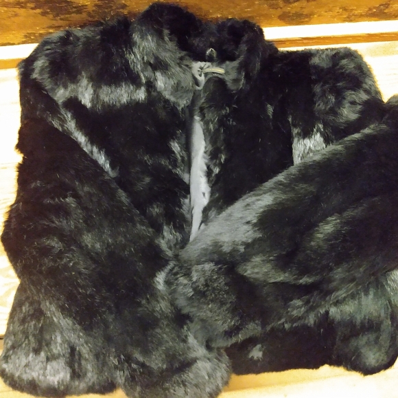 💯 rabbit fur black rabbit coat - Picture 13 of 13